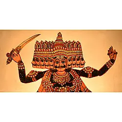 Tell Tale ♣ Leather Puppets ♣ Lankapati Ravana { 12 }